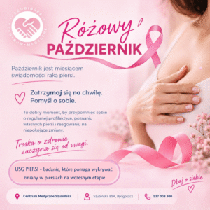 USG piersi w Bydgoszczy – badanie piersi w Centrum Medycznym Szubińska